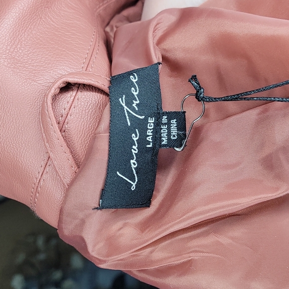 Love Tree womens faux leather moto jacket - Picture 11 of 14